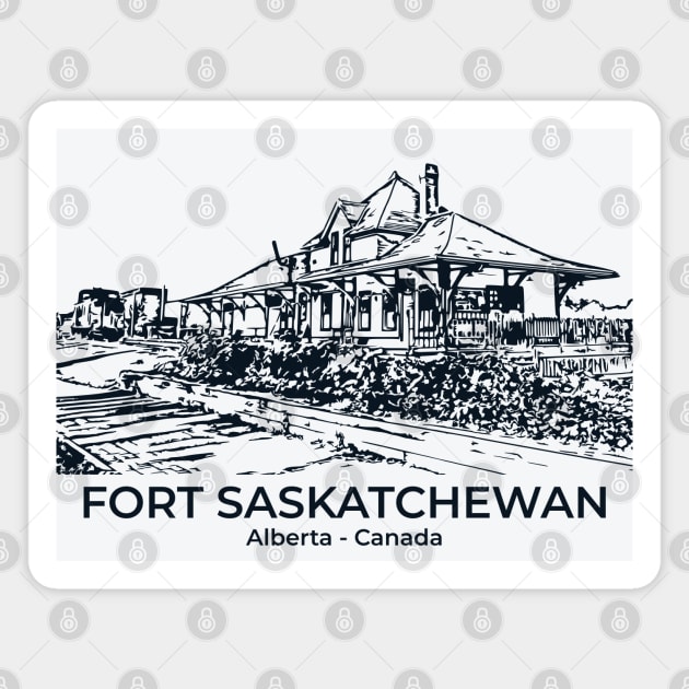 Fort Saskatchewan - Alberta Magnet by Lakeric
